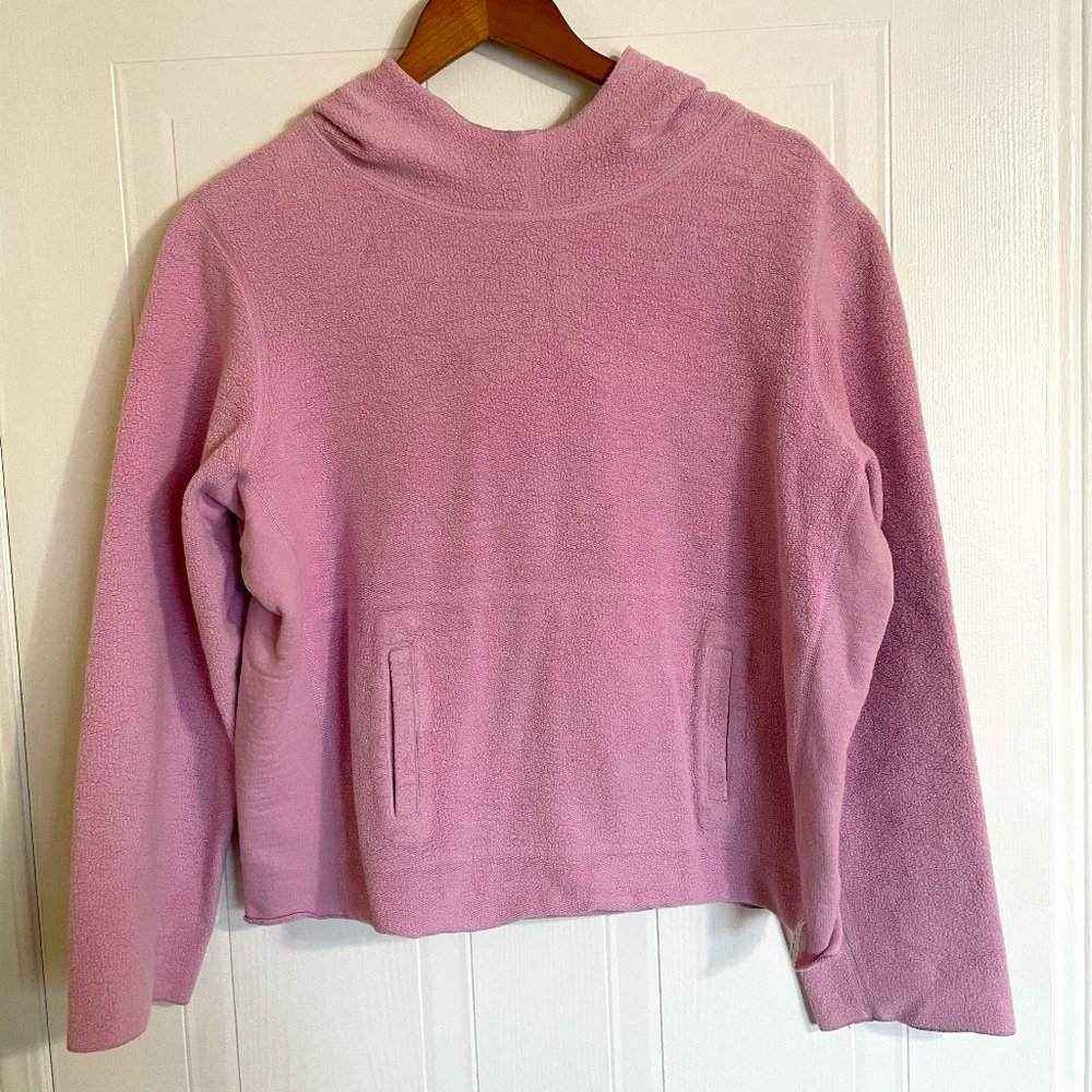 Roots Deep Blush Pink Sherpa Hoodie